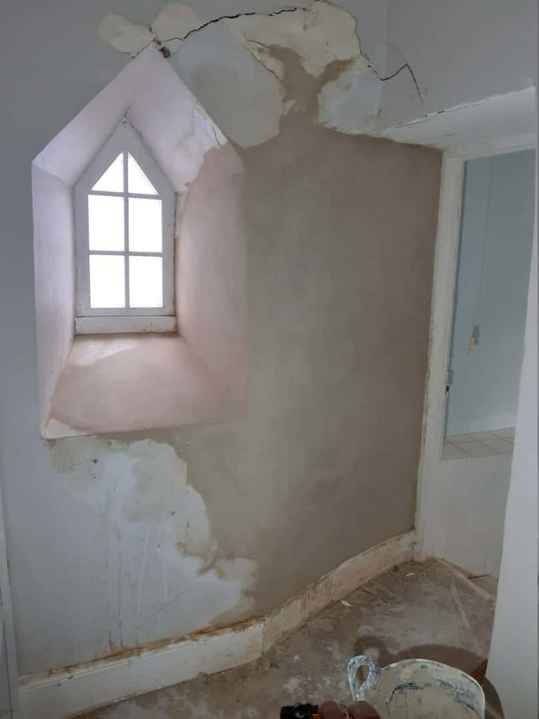 Re Plastering A Wall